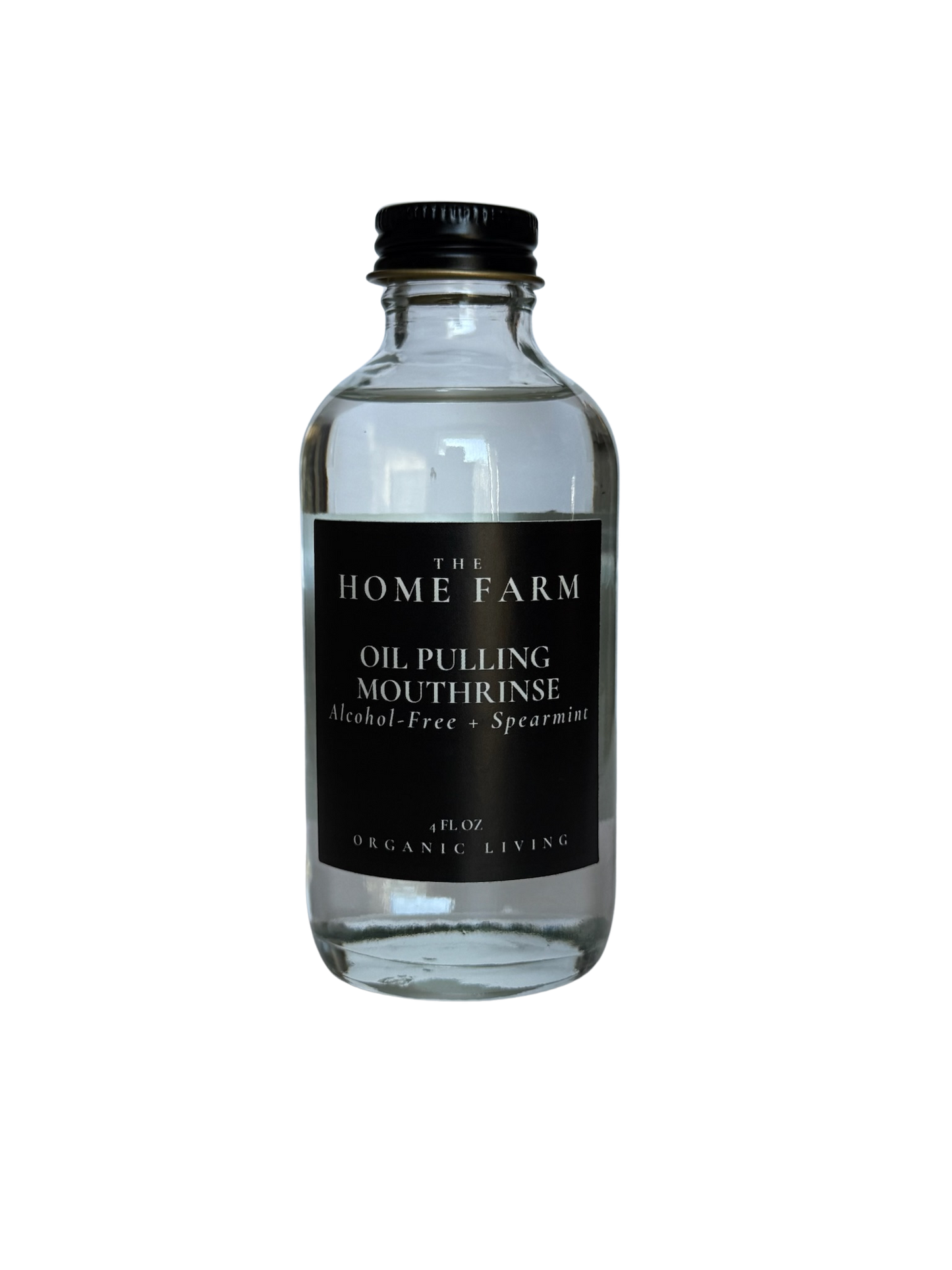 Spearmint Oil Pulling Mouthrinse